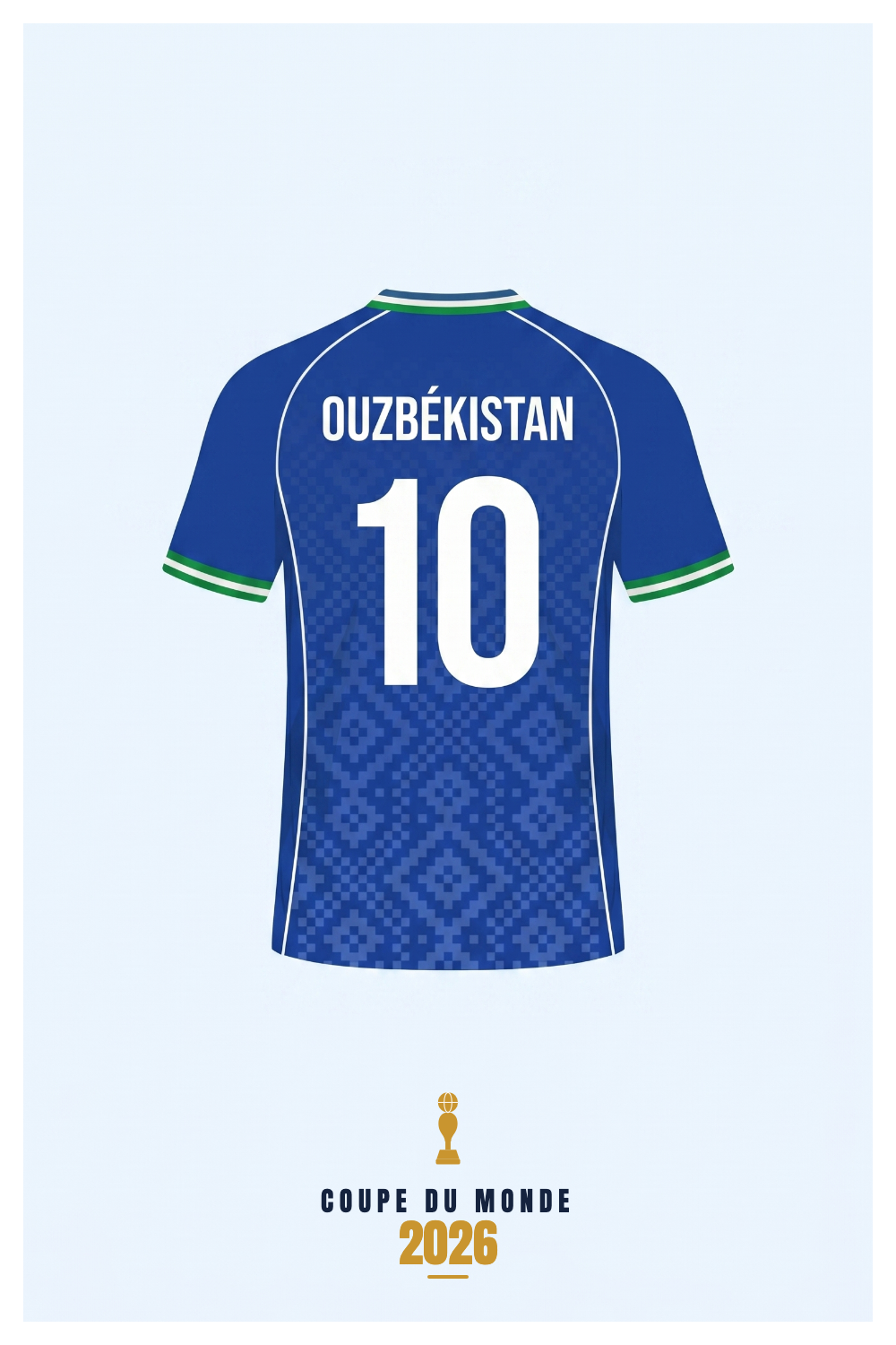 Affiche OUZBÉKISTAN - Coupe du Monde 2026