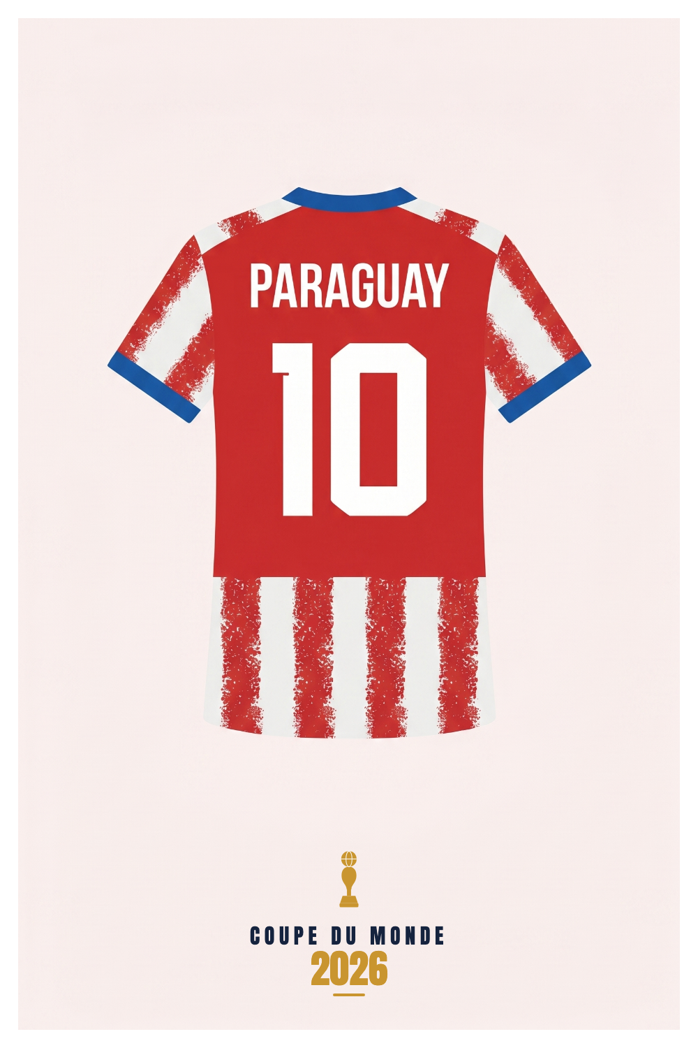 Affiche PARAGUAY - Coupe du Monde 2026