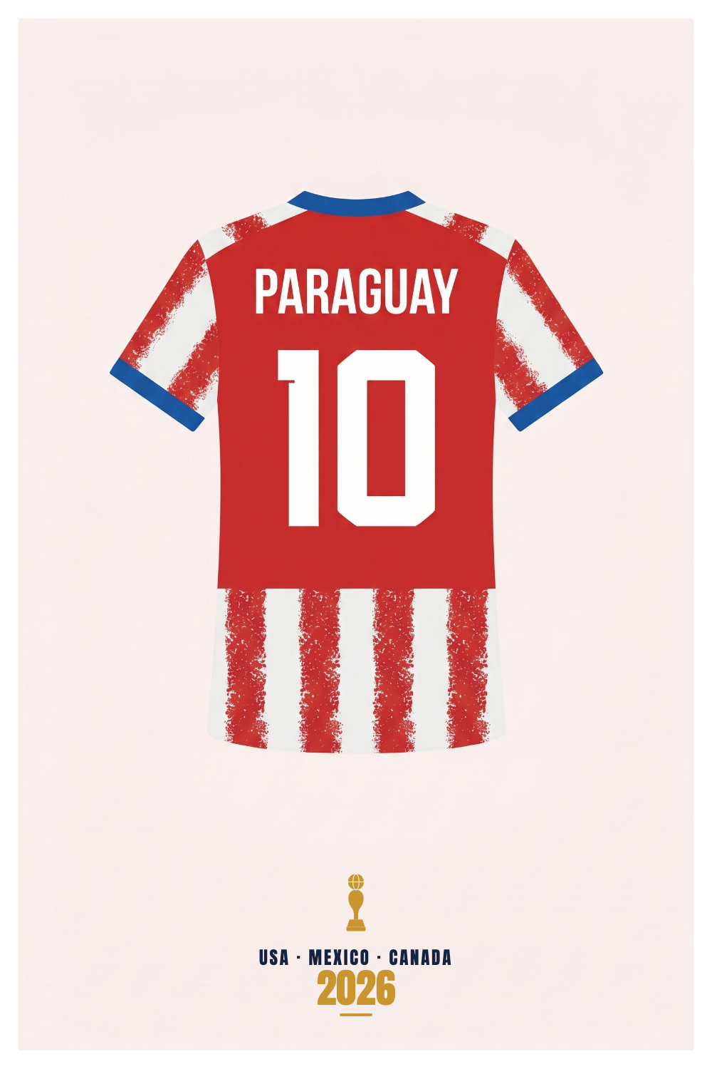 Affiche Paraguay - USA - Mexico - Canada 2026