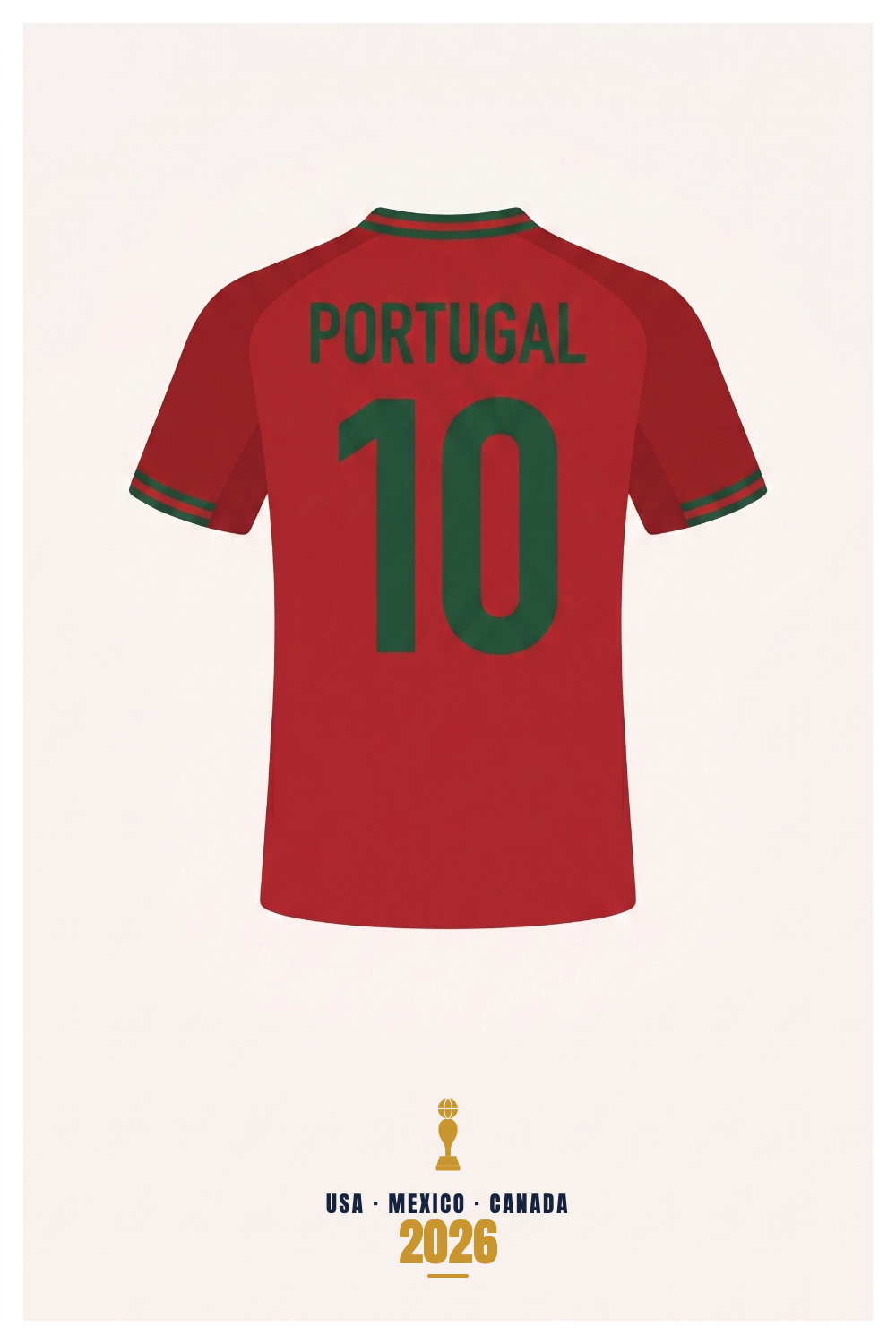 Affiche Portugal - USA - Mexico - Canada 2026