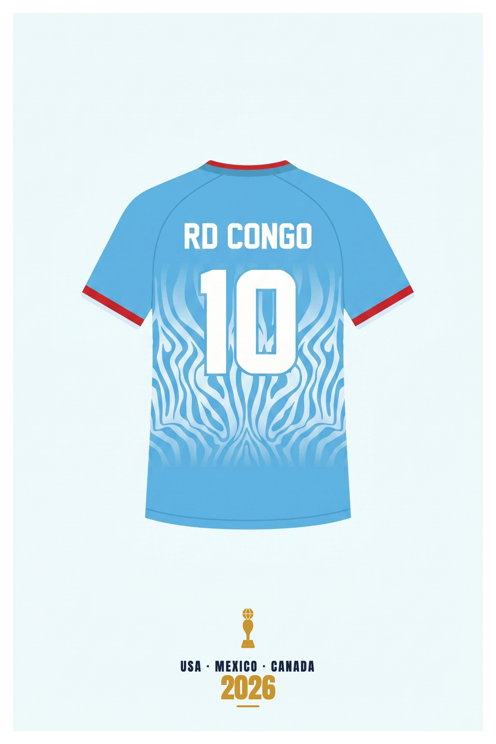 Affiche RD Congo - USA - Mexico - Canada 2026