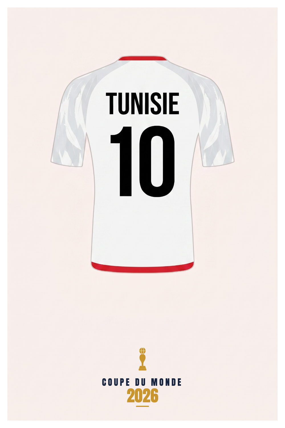Affiche TUNISIE - Coupe du Monde 2026