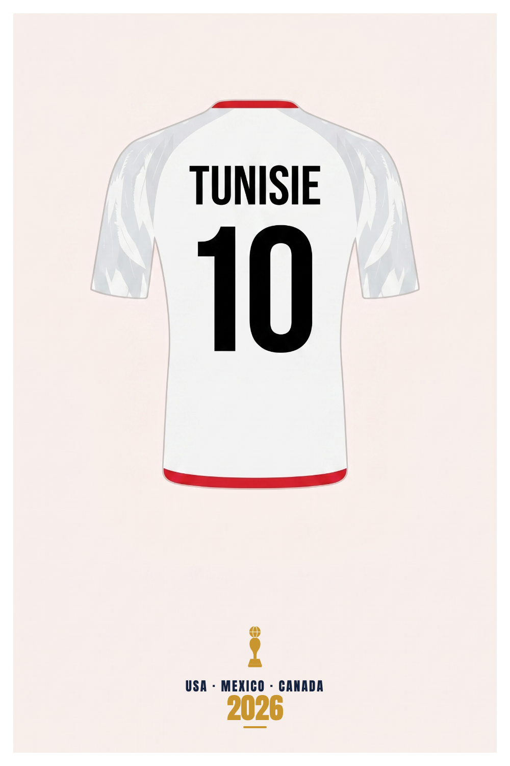 Affiche Tunisie - USA - Mexico - Canada 2026