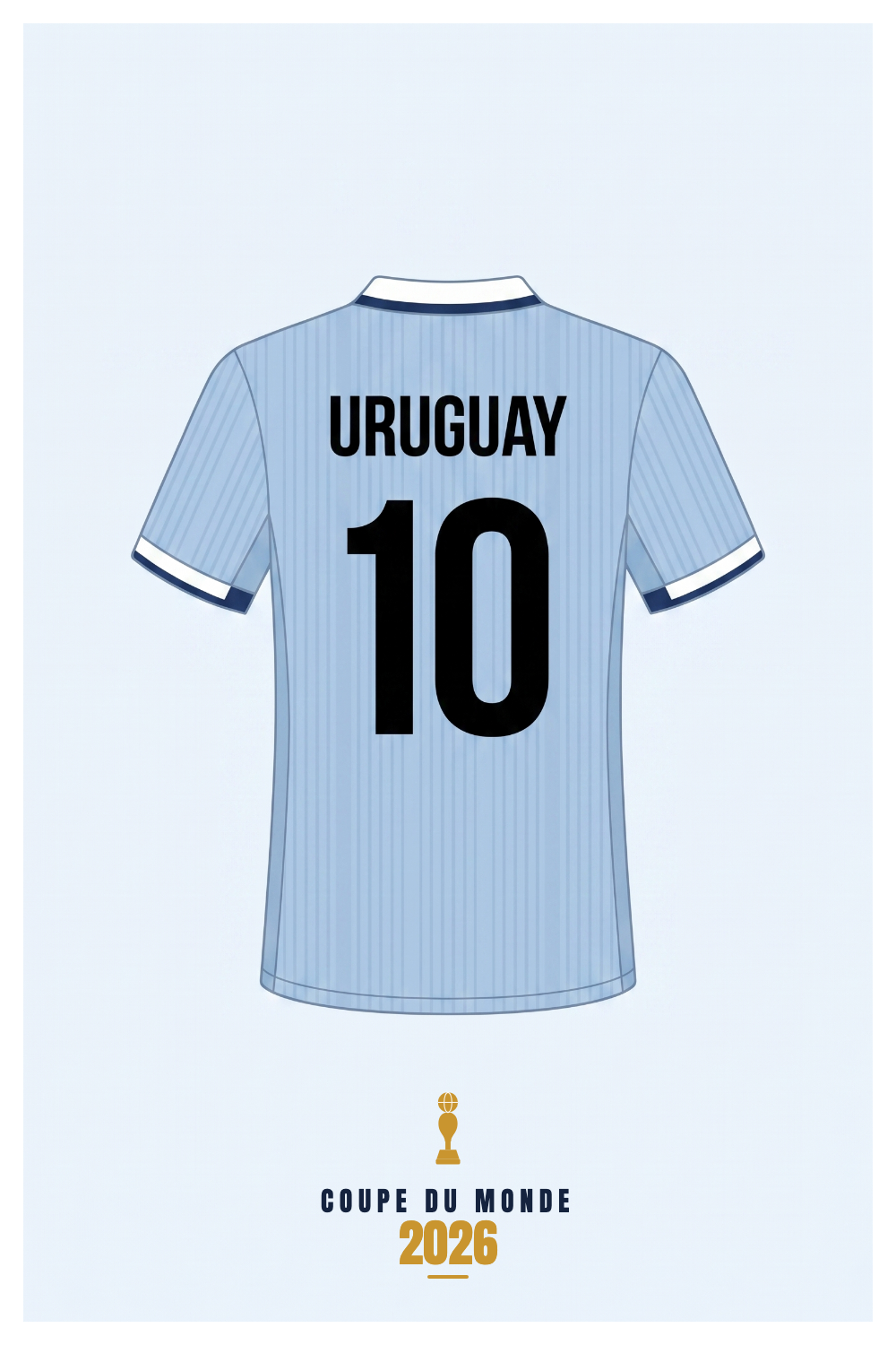 Affiche URUGUAY - Coupe du Monde 2026